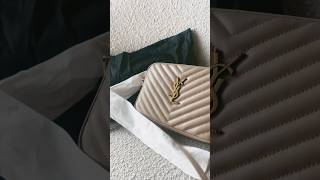 SAINT LAURENT Lou Medium Quilted Leather Shoulder Bag in Dark Beige [upl. by Aical612]