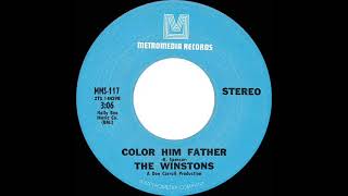 1969 HITS ARCHIVE Color Him Father  Winstons stereo 45 [upl. by Nafis]