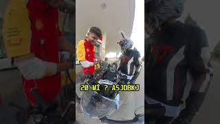 BENZİN 5 TL 😅 bunnyfantastic moto motovlog kocaeli rabbit vlog motorcycle bunny benzin oil [upl. by Rolyak]