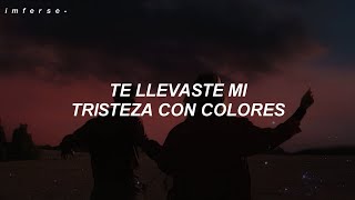 con flores te llevaste mi tristeza con colores LetraLyrics Monsieur Periné  Nuestra Canción [upl. by Enomar]