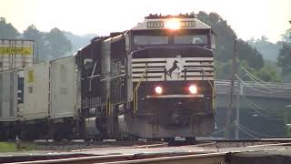 Norfolk Southern G93 NB w Awesome Crew Austell GA 09212023© [upl. by Ahsyla]