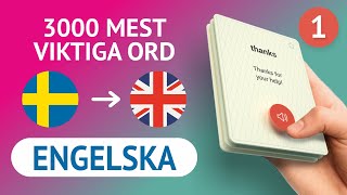 3000 viktigaste engelska ord Del 1 [upl. by Megen]