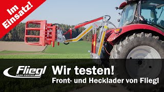 Frontlader  Hecklader „Variantquot im Einsatz  Fliegl Agro Center [upl. by Ddene983]