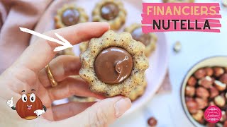 FINANCIERS CHOCO NOISETTE AU NUTELLA [upl. by Gnoud]