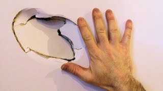 How to Fix a Hole in the Wall  Drywall Simple and Easy [upl. by Ennovahs]