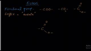 0620 chemistry nomenclature carboxylic acid 2 ester 1 for IGCSE O level and Edexcel students [upl. by Okiman405]