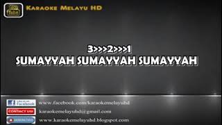 Sumayyah Karaoke Version  Hijjaz [upl. by Cadell]