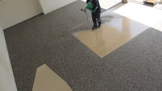 Polyurea Flooring Installation by Sears Garage Solutions [upl. by Rouvin]