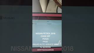 NISSAN PLATINUM CODE OFF P0420P0430 [upl. by Radborne976]