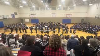 Orting Middle School Drumline Winter Concert 2023  Navigator [upl. by Marna]