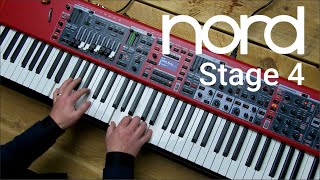 Nord Stage 4 Factory Presets Demo  No Talking [upl. by Velma]