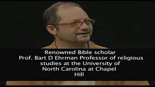 Bible scholar Prof Bart D Ehrman admits  THE BIBLE AND XIANITY ARE A HOAX [upl. by Allimak]