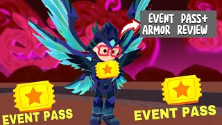 NEW ARMOR REVIEWEVENT PASS🤩HALLOWEEN UPDATE🎃PKXD [upl. by Hylton]