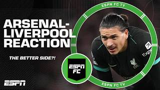 Was Arsenal or Liverpool the better side ⚖️ FULL REACTION to the draw ⚽  ESPN FC [upl. by Statis791]