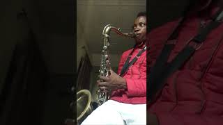 Warm up exercise on tenor saxophone [upl. by Ecinnahs]