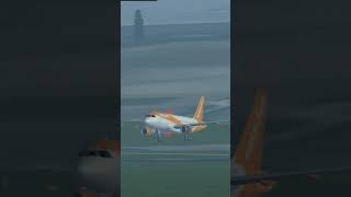 Flightgear easyJet Pilot Saved a Bad Landing flightgear easyjet airbus a320 landing skopje [upl. by Ennaimaj]