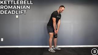 Kettlebell Romanian Deadlift [upl. by Alemap]