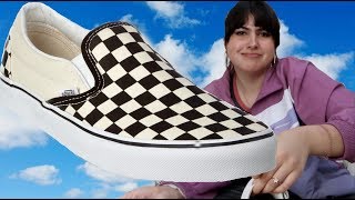 DIY CHECKERBOARD VANS [upl. by Latsyrk885]