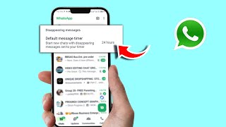 How to enable disappearing message on WhatsApp [upl. by Idnyc]