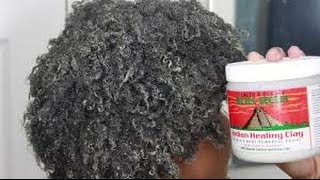 Bentonite Clay used to wash Natural Hair For Growth [upl. by Nanine]