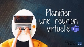 Planifier une réunion virtuelle  Microsoft [upl. by Asehr675]