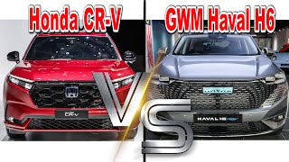 2024 GWM Haval H6 HEV vs Honda CRV RS eHEV [upl. by Gnaht]