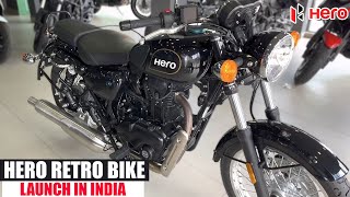 Hero Upcoming Retro 150cc Bike Launch in India 2023💥😱Price  Lauch Date  Hero Retro New Model 2023 [upl. by Mathia44]