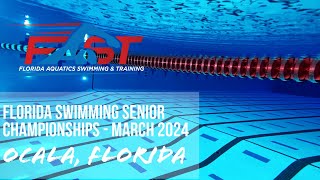 20240308 FL SWIMMING SENIOR CHAMPS  FRIDAY FINALS [upl. by Chrissa164]