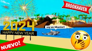 COMO ser un TIBURON y tener tu propia ISLA GRATIS en Brookhaven Roblox 🦈🏝 NUEVA ACTUALIZACION 2024 [upl. by Attenal]