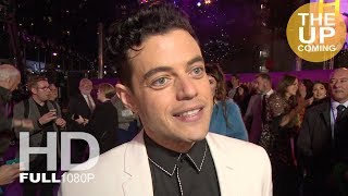 Rami Malek on Freddie Mercury amp Queen – Bohemian Rapsody premiere interview [upl. by Eirrod]