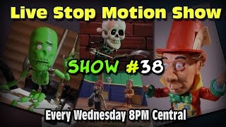 Live Stop Motion Podcast 38 Make a Tinkercad 3D Printed Armature [upl. by Nnahtebazile876]