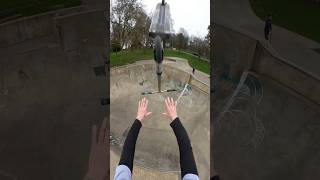 for my mum💔 scooter skatepark fail funny comedy [upl. by Anaehr]