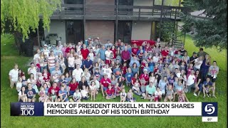 On his 100th birthday President Russell M Nelsons family cherishes their memories with him [upl. by Natalia]