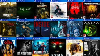 Top 30 Best HORROR Games on PS4  Best Ps4 Horror Games [upl. by Harod]