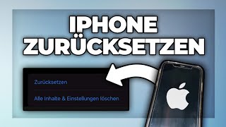 iPhone auf Werkseinstellung zurücksetzen  Tutorial [upl. by Eniluap]