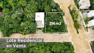 Lote Residencial en Venta  Aldea Kaan Puerto Morelos  REMAX ROYAL HOUSE [upl. by Nihs98]