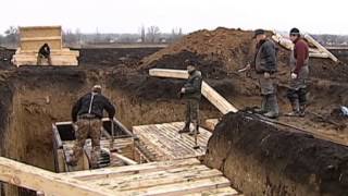 Bunkers for Ukrainian Army Volunteers construct new fortifications near Mariupol [upl. by Alesram]