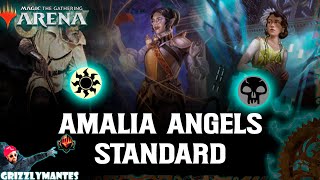 ⚫⚪AMALIA ANGELS⚪⚫ Caverns of Ixalan  MTG Arena Bo1 White Black Angel Life Aggro Standard Deck [upl. by Martinic]