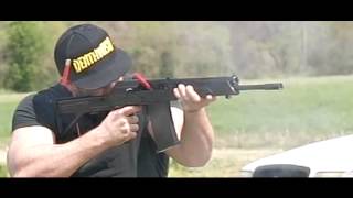 shooting saiga 410 full auto [upl. by Ecadnak308]