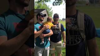 Baby confused by dads twinny Mommy [upl. by Schoening]