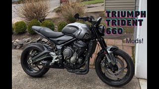 My Custom Triumph Trident 660  Zard Exhaust  DNK Tuned [upl. by Allimrac]