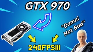 Fortnite  GTX 970 4 GB  I5 6500  PERFORMANCE MODE 1080p 240fps [upl. by Lemkul519]