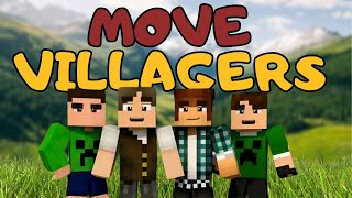 How to Move Villagers in Minecraft  Minecraft Tutorial [upl. by Odiug804]