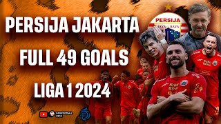 FULL HIGHLIGHT 49 GOALS PERSIJA JAKARTA DI LIGA 1 2024 INDONESIA [upl. by Portland732]