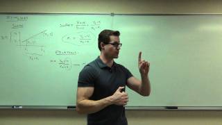 Calculus 1 Lecture 01 Part 1 [upl. by Zubkoff]