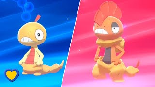 HOW TO Evolve Scraggy into Scrafty in Pokémon Sword and Shield [upl. by Alrahs]