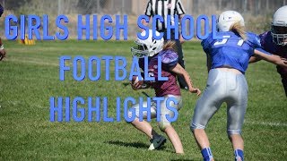 Girls High School Football Highlights  Sam Gordon [upl. by Arbba]