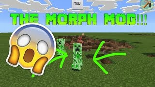 ★Minecraft PE The MORPH Mod [upl. by Flossi27]