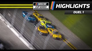 Joey Logano takes Duel 1 Zane Smith qualifies [upl. by Rafe233]