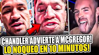 ¡Chandler emite SEVERA ADVERTENCIA a Conor McGregor¡ Covington APAGA PELEA con Ian Garry en UFC 303 [upl. by Htrap656]